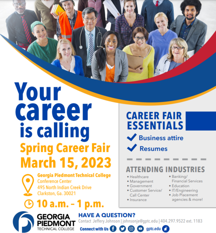 Georgia Piedmont Technical Career College is Hosting a Job Fair March 15.